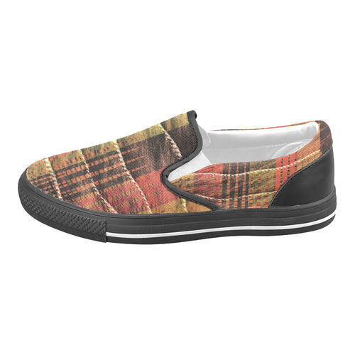 Batik Maharani #6 - Jera Nour Women's Unusual Slip-on Canvas Shoes (Model 019)