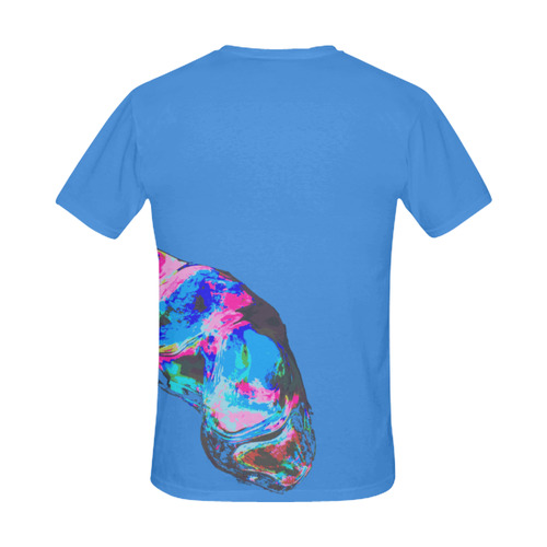 bubble boy on Blue All Over Print T-Shirt for Men (USA Size) (Model T40)