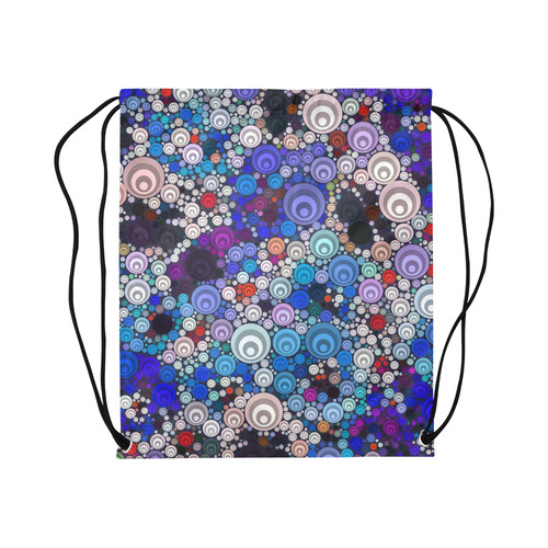 sweet Bubble Fun B by JamColors Large Drawstring Bag Model 1604 (Twin Sides)  16.5"(W) * 19.3"(H)