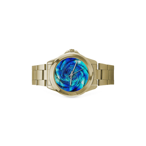 Galaxy Wormhole Spiral 3D - Jera Nour Custom Gilt Watch(Model 101)