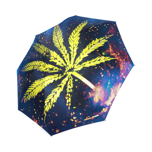 Galactic Greenleaf Nugbrella Foldable Umbrella (Model U01)
