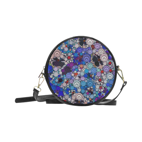sweet Bubble Fun B by JamColors Round Sling Bag (Model 1647)
