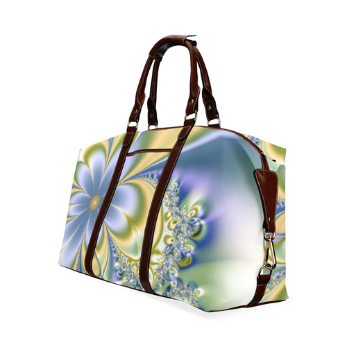Silky Flowers Classic Travel Bag (Model 1643) Remake