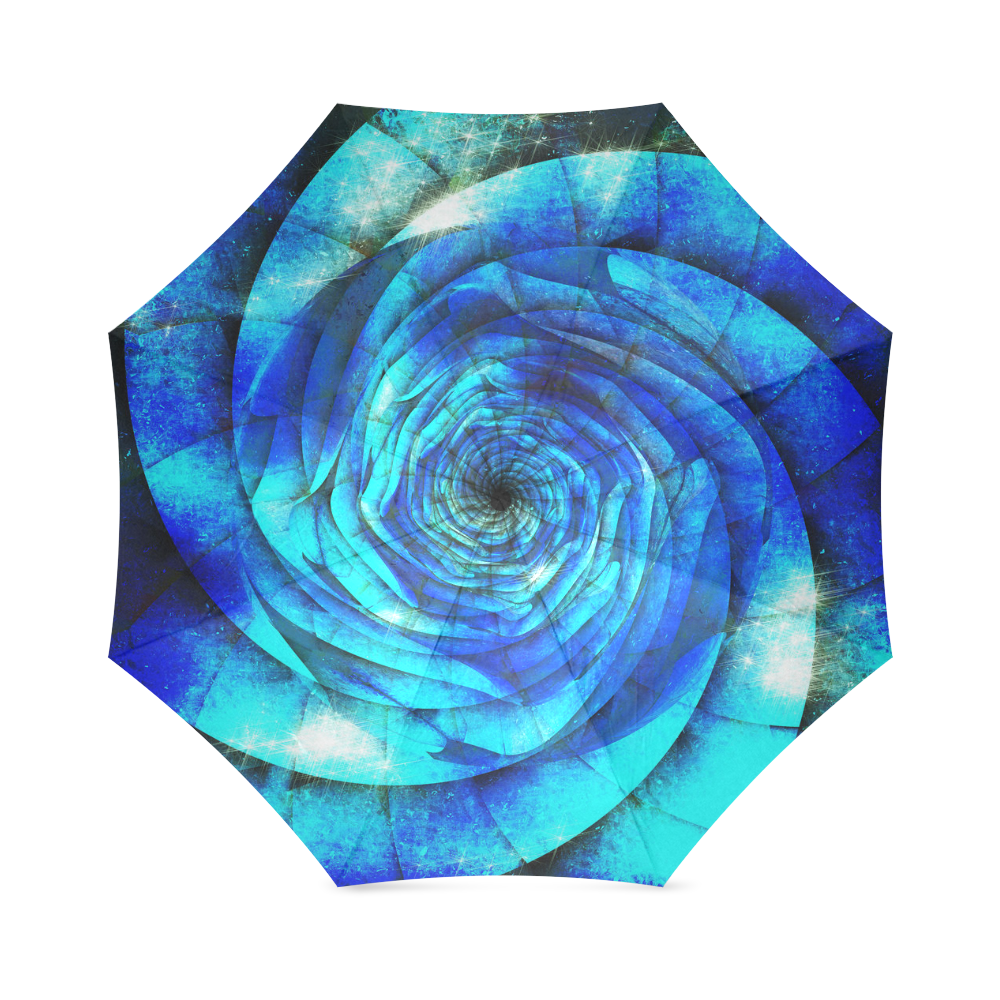 Galaxy Wormhole Spiral 3D - Jera Nour Foldable Umbrella (Model U01)