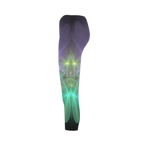 Ethereal Flowers Capri Legging (Model L02)