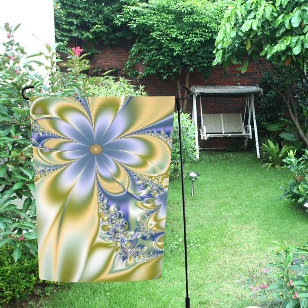 Silky Flowers Garden Flag 12‘’x18‘’（Without Flagpole）