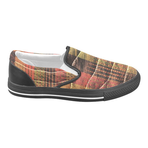 Batik Maharani #6 - Jera Nour Women's Unusual Slip-on Canvas Shoes (Model 019)