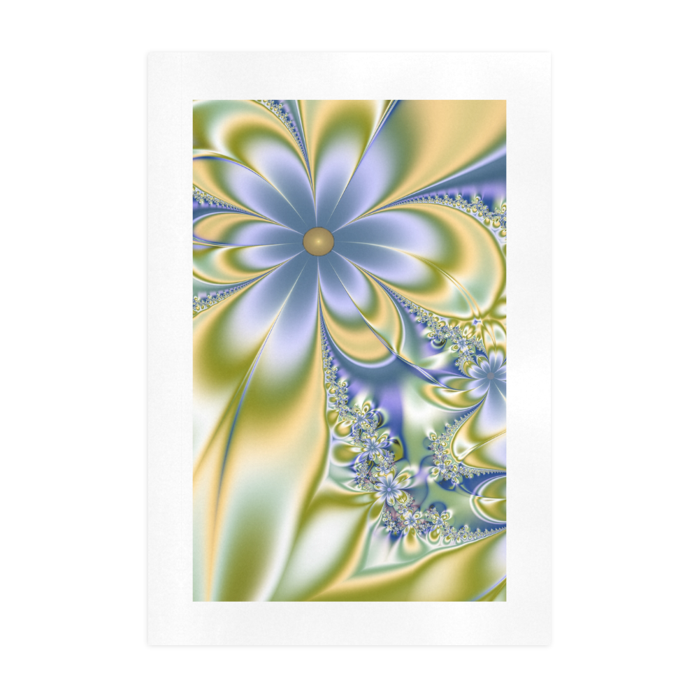Silky Flowers Art Print 19‘’x28‘’