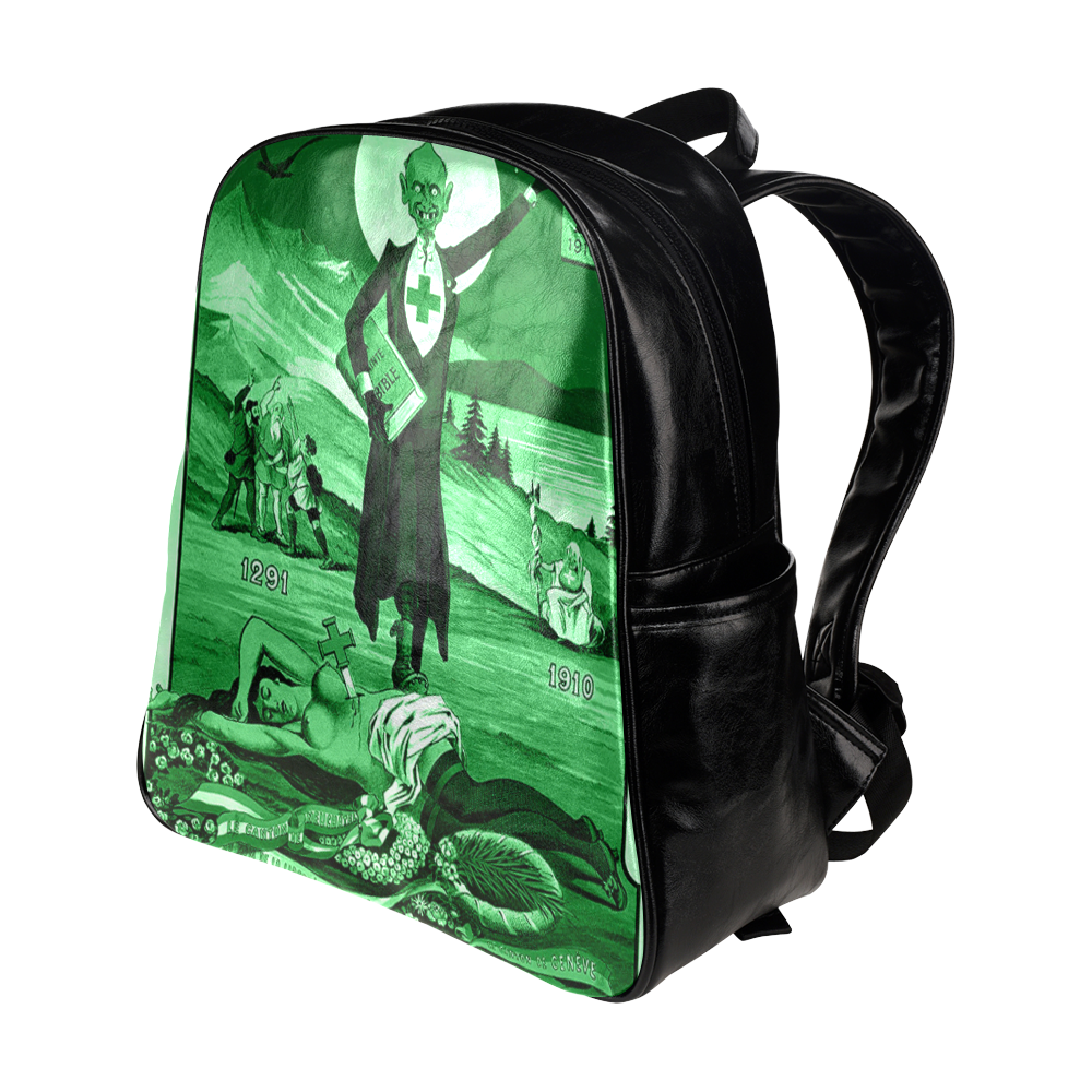 Slay Absinth Multi-Pockets Backpack (Model 1636)