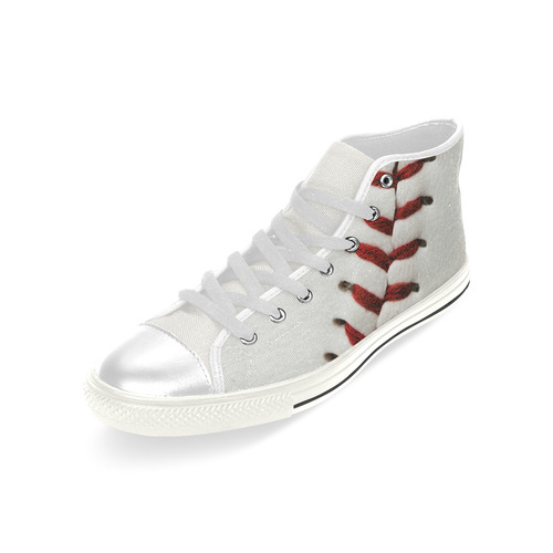 baseball Men’s Classic High Top Canvas Shoes (Model 017)