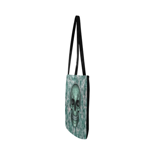 Smiling Skull on Fibers G by JamColors Reusable Shopping Bag Model 1660 (Two sides)