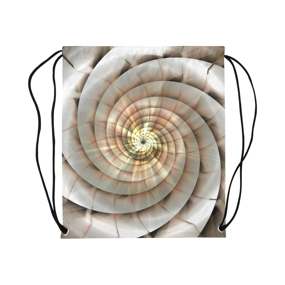 Spiral Eye 3D - Jera Nour Large Drawstring Bag Model 1604 (Twin Sides)  16.5"(W) * 19.3"(H)