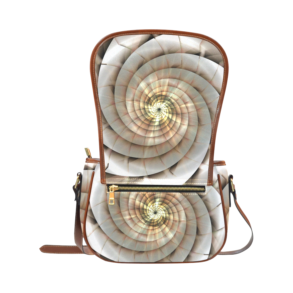 Spiral Eye 3D - Jera Nour Saddle Bag/Small (Model 1649) Full Customization