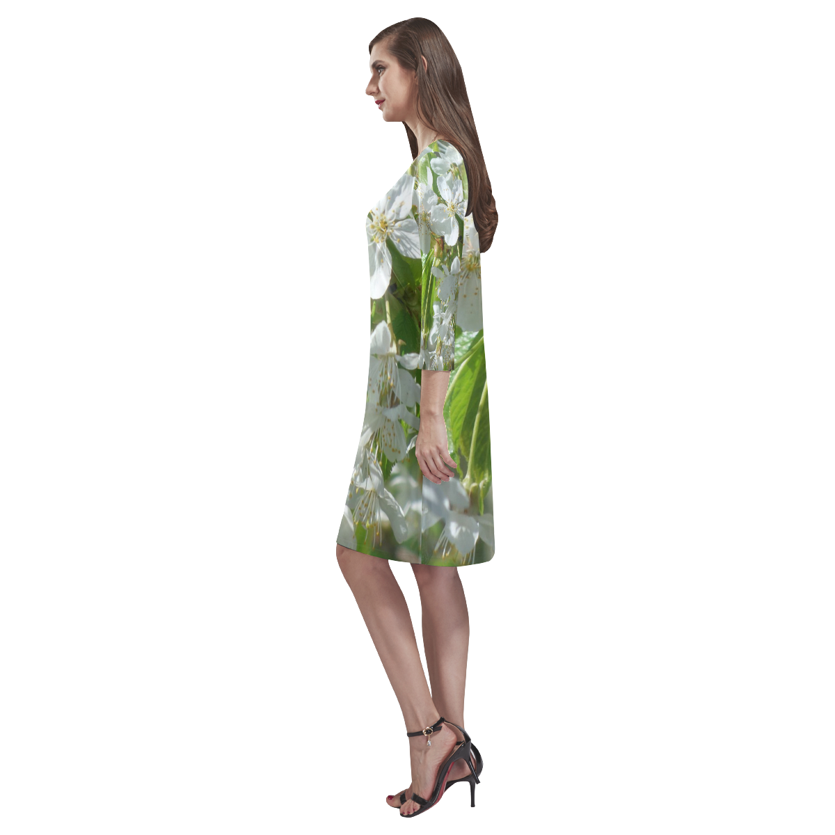 Spring in Vienna 4 by FeelGood Rhea Loose Round Neck Dress(Model D22)