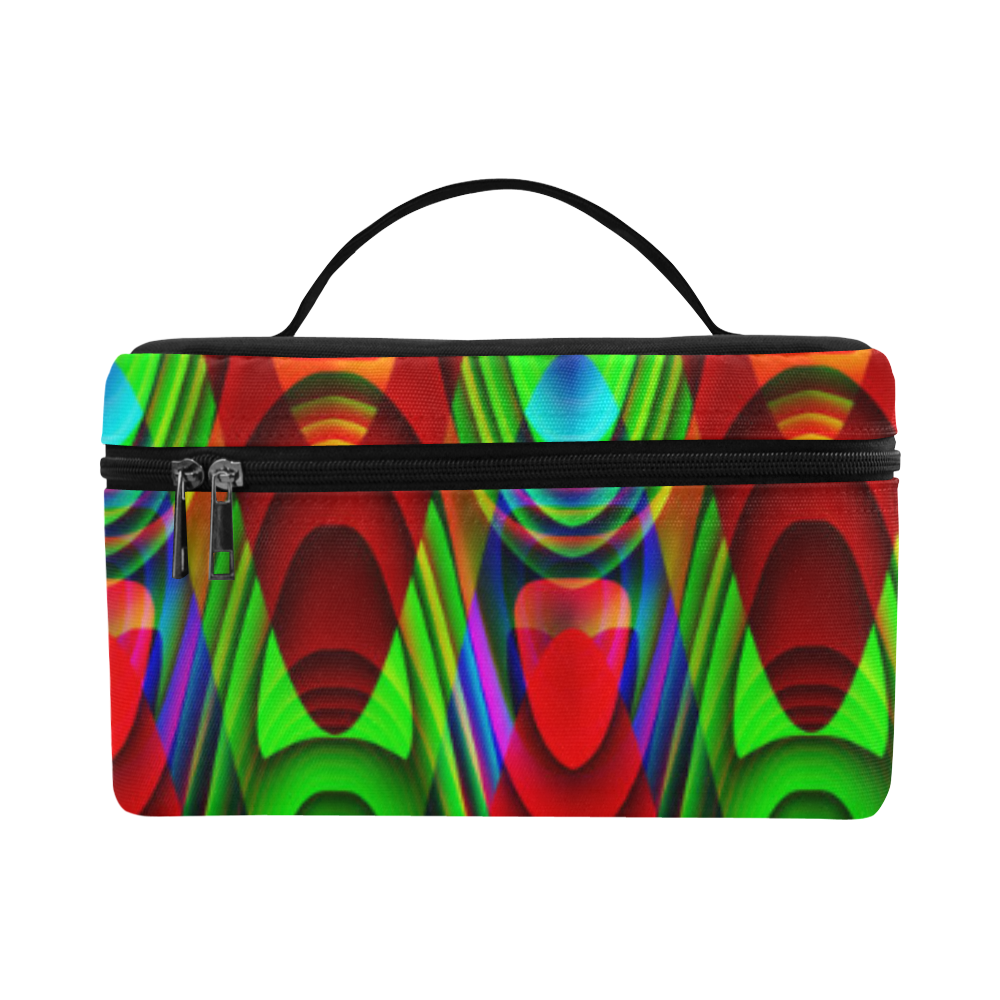 2D Wave #1B - Jera Nour Cosmetic Bag/Large (Model 1658)