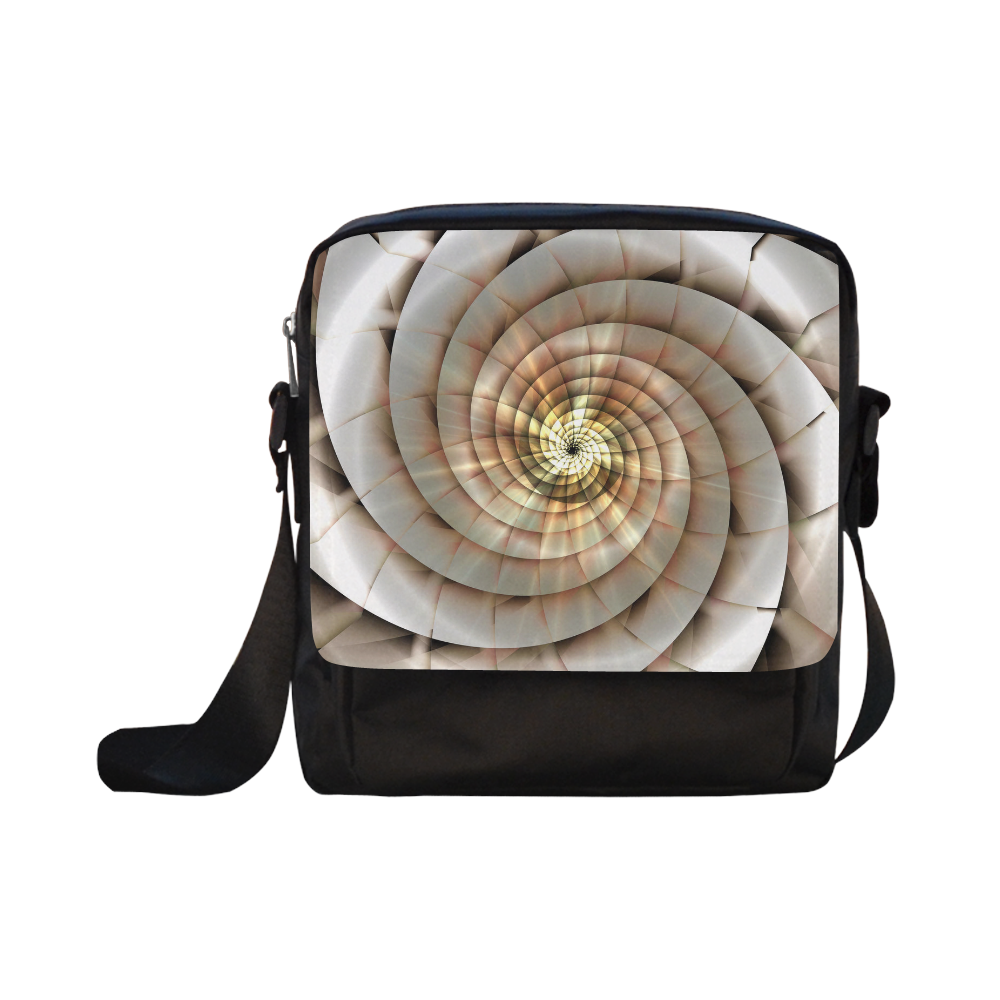 Spiral Eye 3D - Jera Nour Crossbody Nylon Bags (Model 1633)