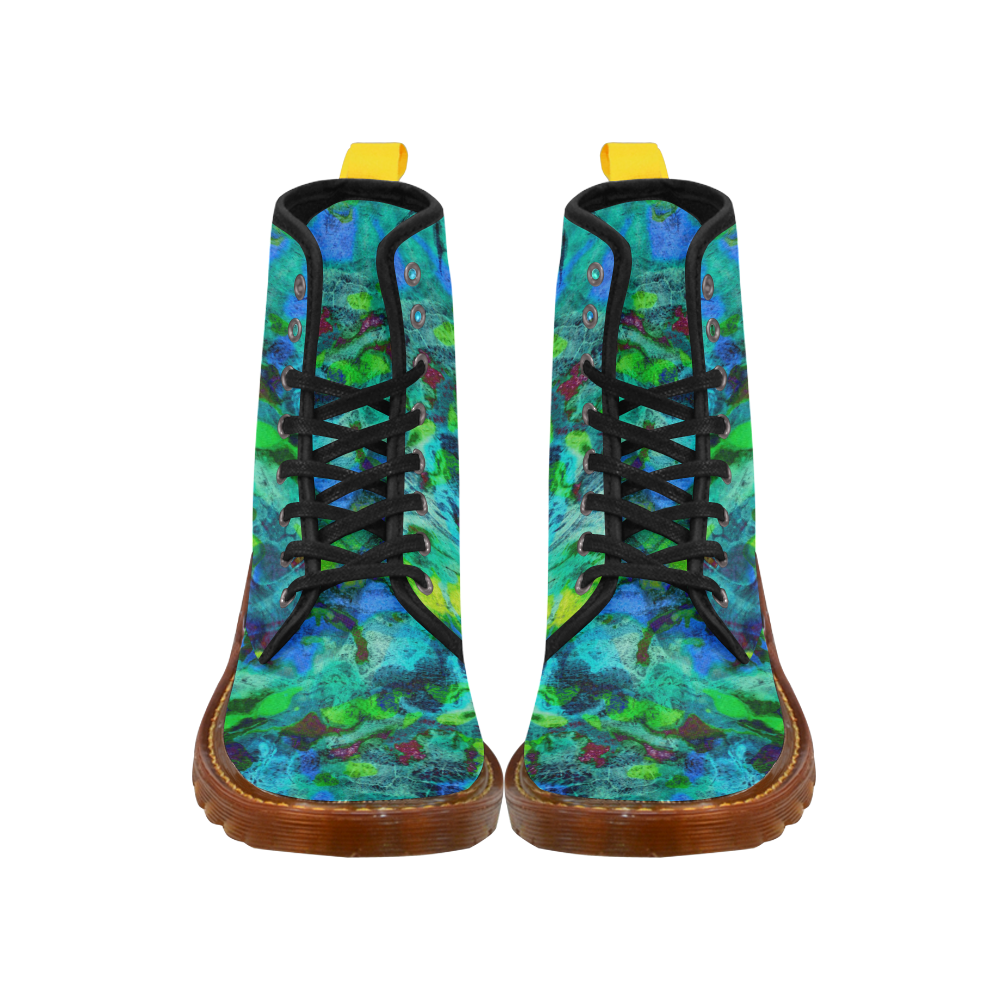 Sand Painting Martin Boots For Women Model 1203H