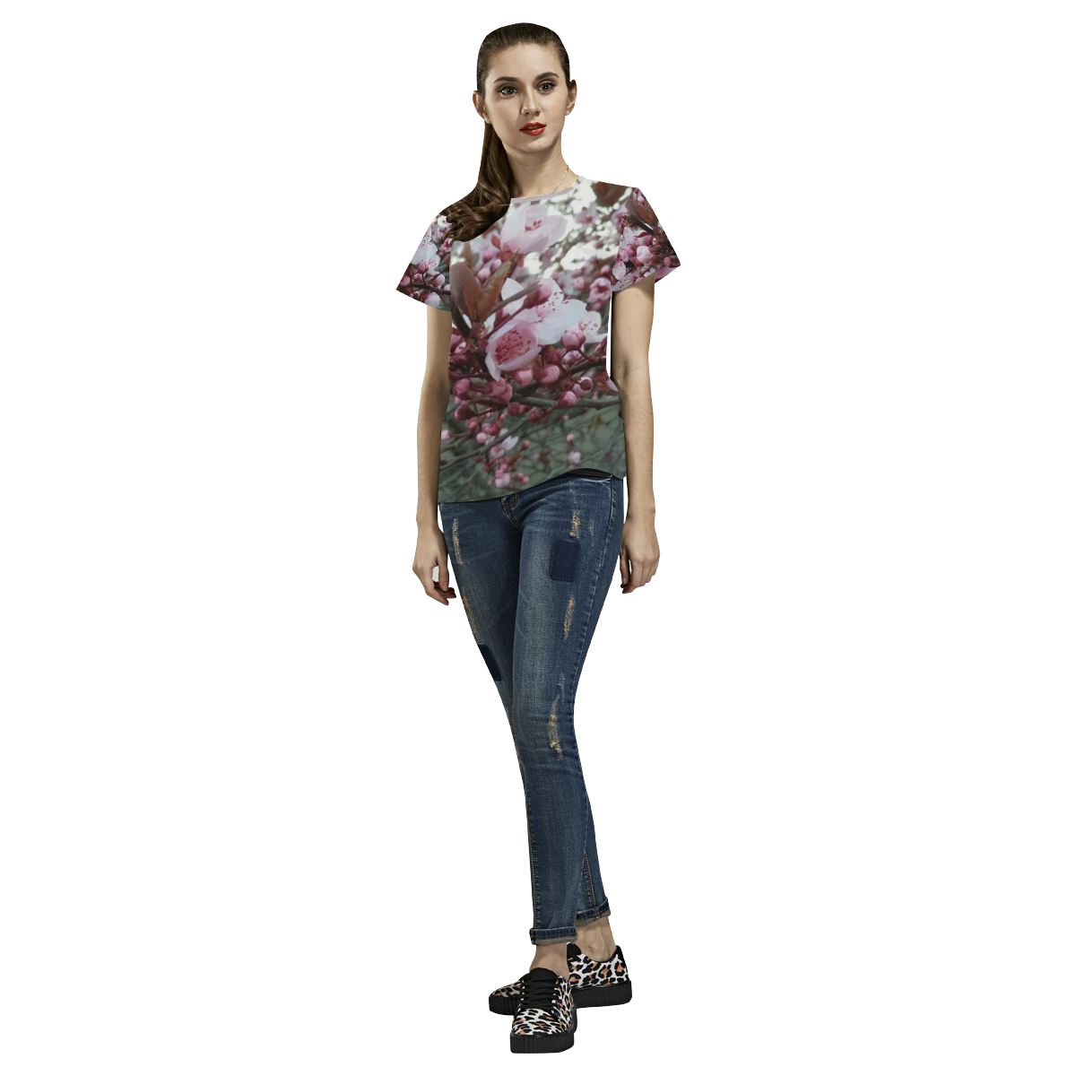 spring in Vienna by FeelGood All Over Print T-Shirt for Women (USA Size) (Model T40)