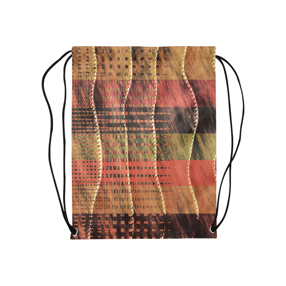 Batik Maharani #6 Vertical - Jera Nour Medium Drawstring Bag Model 1604 (Twin Sides) 13.8"(W) * 18.1"(H)