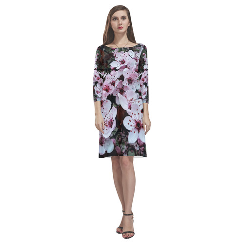 spring in Vienna 3 by FeelGood Rhea Loose Round Neck Dress(Model D22)