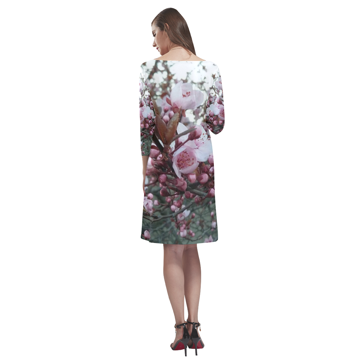 spring in Vienna by FeelGood Rhea Loose Round Neck Dress(Model D22)