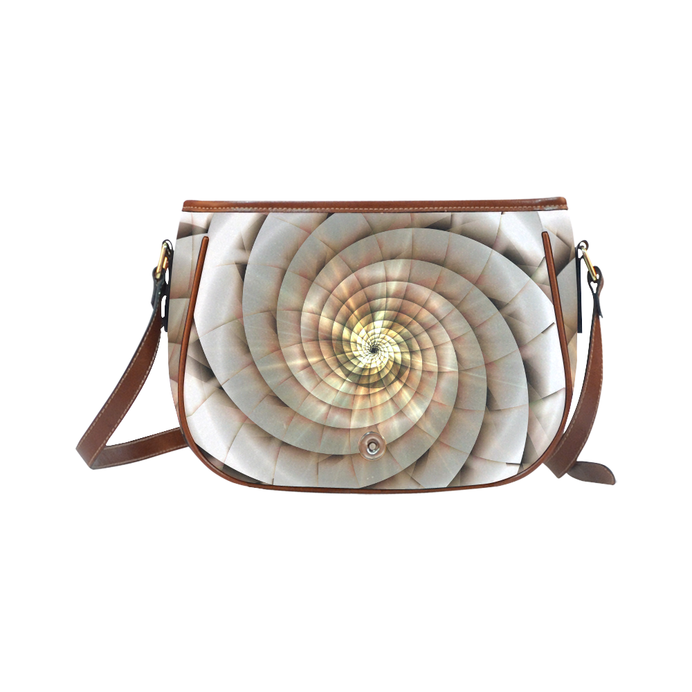 Spiral Eye 3D - Jera Nour Saddle Bag/Small (Model 1649) Full Customization