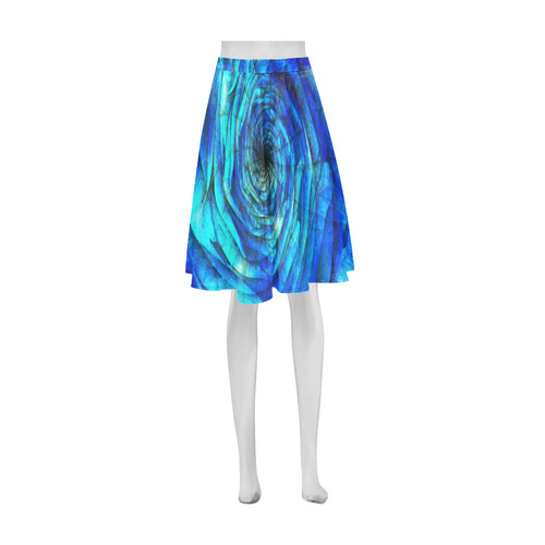 Galaxy Wormhole Spiral 3D - Jera Nour Athena Women's Short Skirt (Model D15)