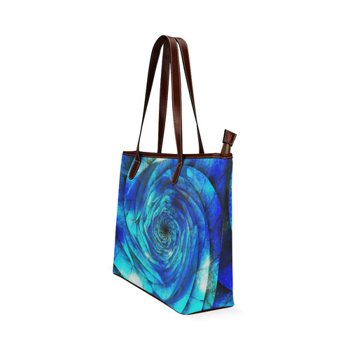 Galaxy Wormhole Spiral 3D - Jera Nour Shoulder Tote Bag (Model 1646)