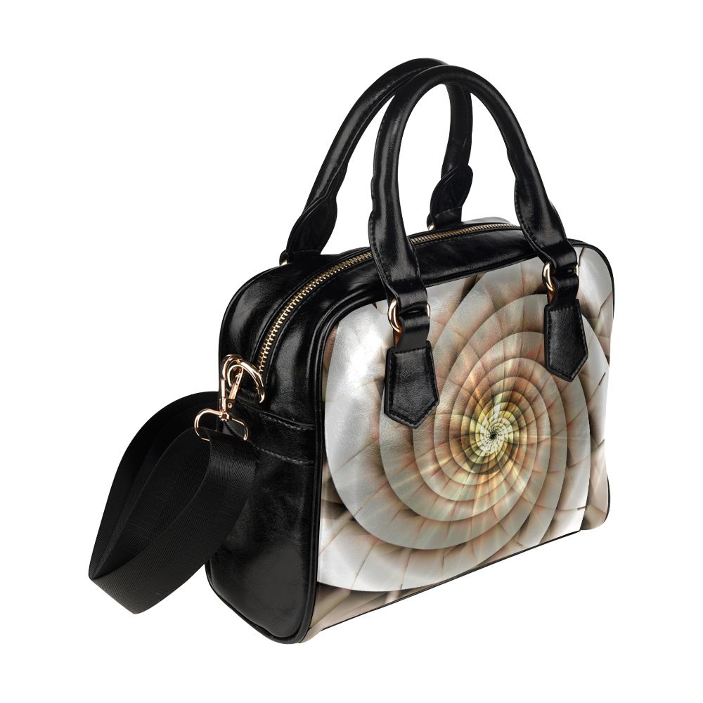 Spiral Eye 3D - Jera Nour Shoulder Handbag (Model 1634)