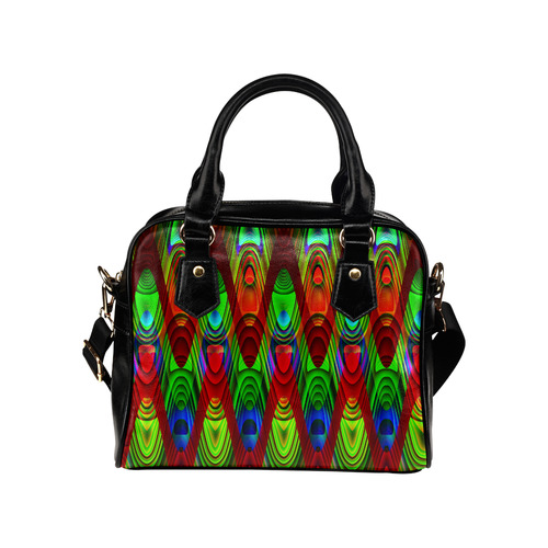 2D Wave #1B - Jera Nour Shoulder Handbag (Model 1634)