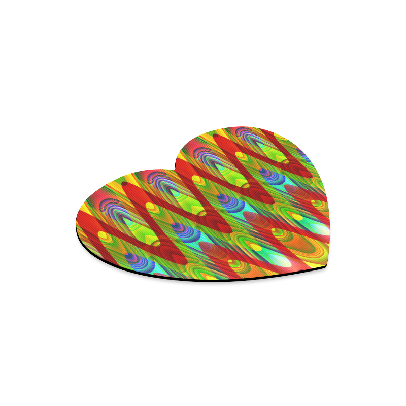 2D Wave #1A - Jera Nour Heart-shaped Mousepad