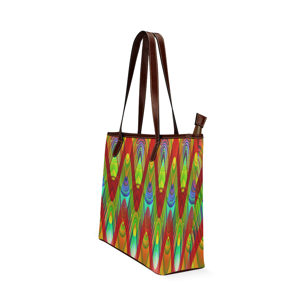 2D Wave #1A - Jera Nour Shoulder Tote Bag (Model 1646)