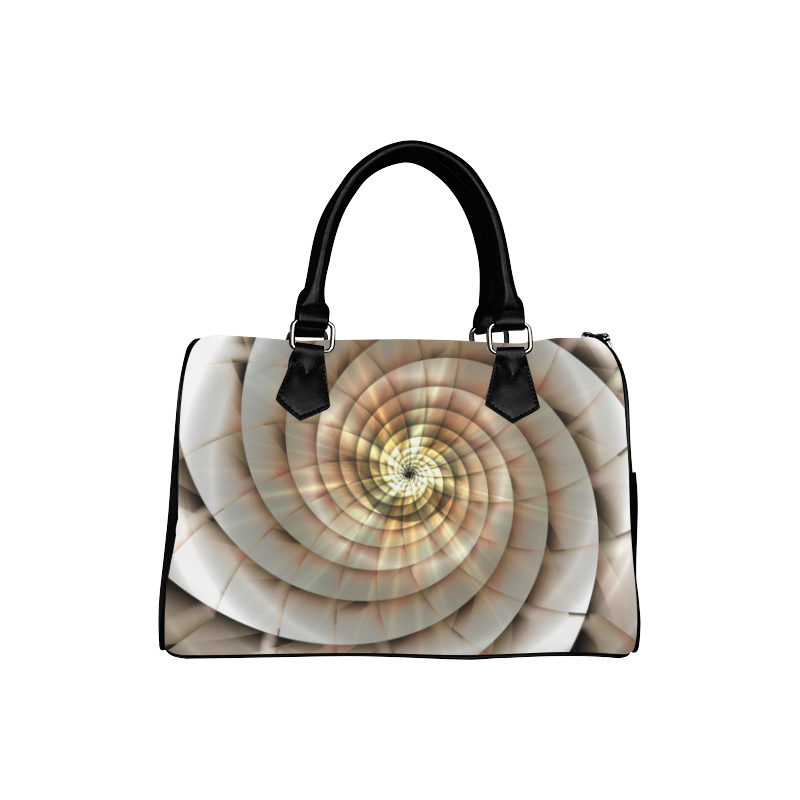 Spiral Eye 3D - Jera Nour Boston Handbag (Model 1621)