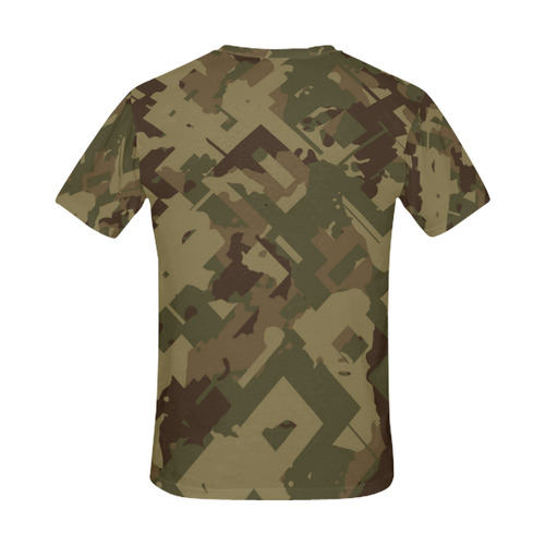 Camouflage Chaos All Over Print T-Shirt for Men (USA Size) (Model T40)