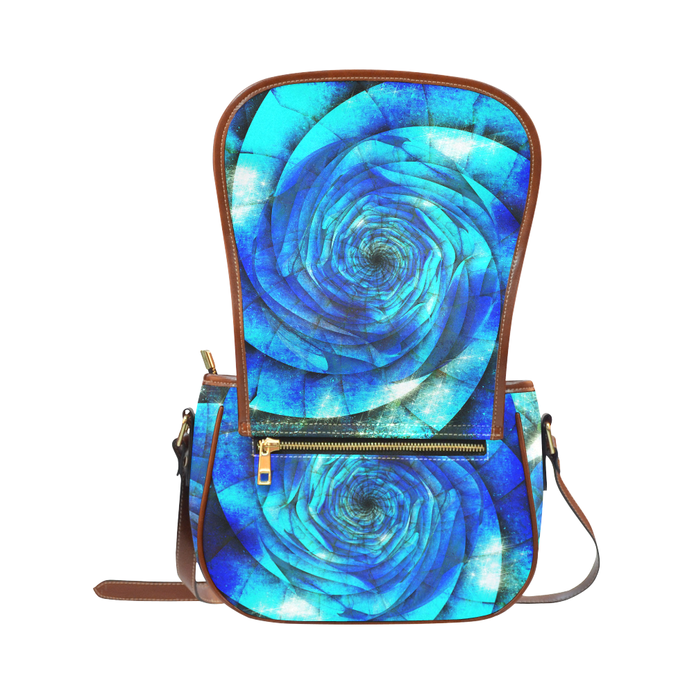 Galaxy Wormhole Spiral 3D - Jera Nour Saddle Bag/Large (Model 1649)