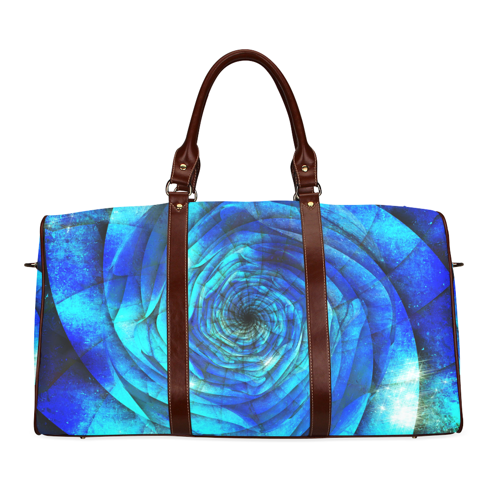 Galaxy Wormhole Spiral 3D - Jera Nour Waterproof Travel Bag/Small (Model 1639)