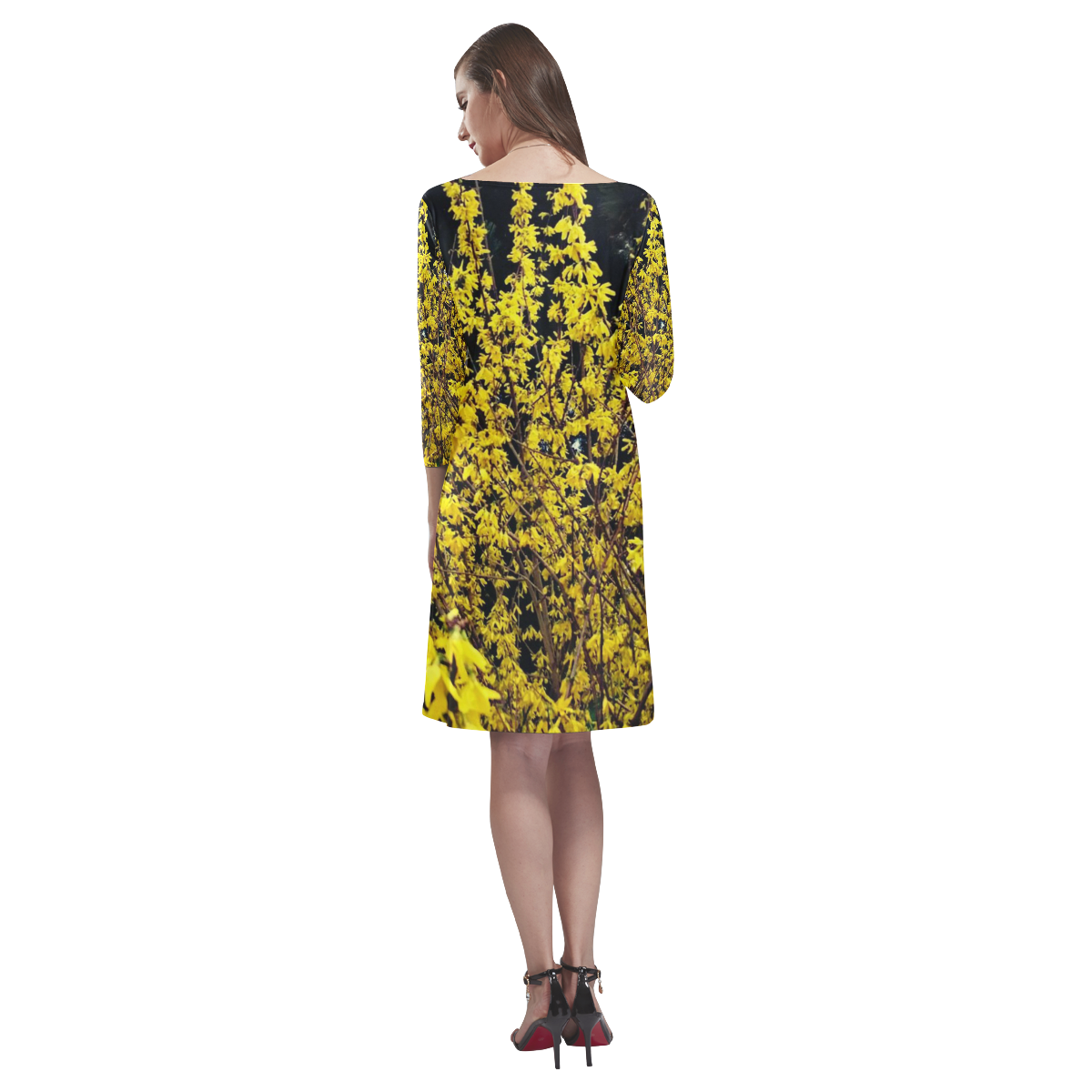 spring in Vienna 2 by FeelGood Rhea Loose Round Neck Dress(Model D22)