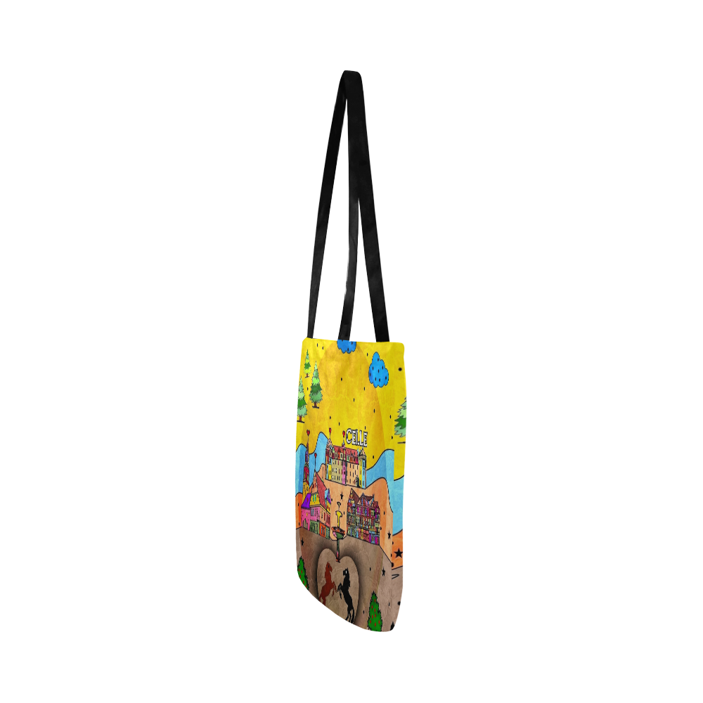 Celle Popart by Nico Bielow Reusable Shopping Bag Model 1660 (Two sides)