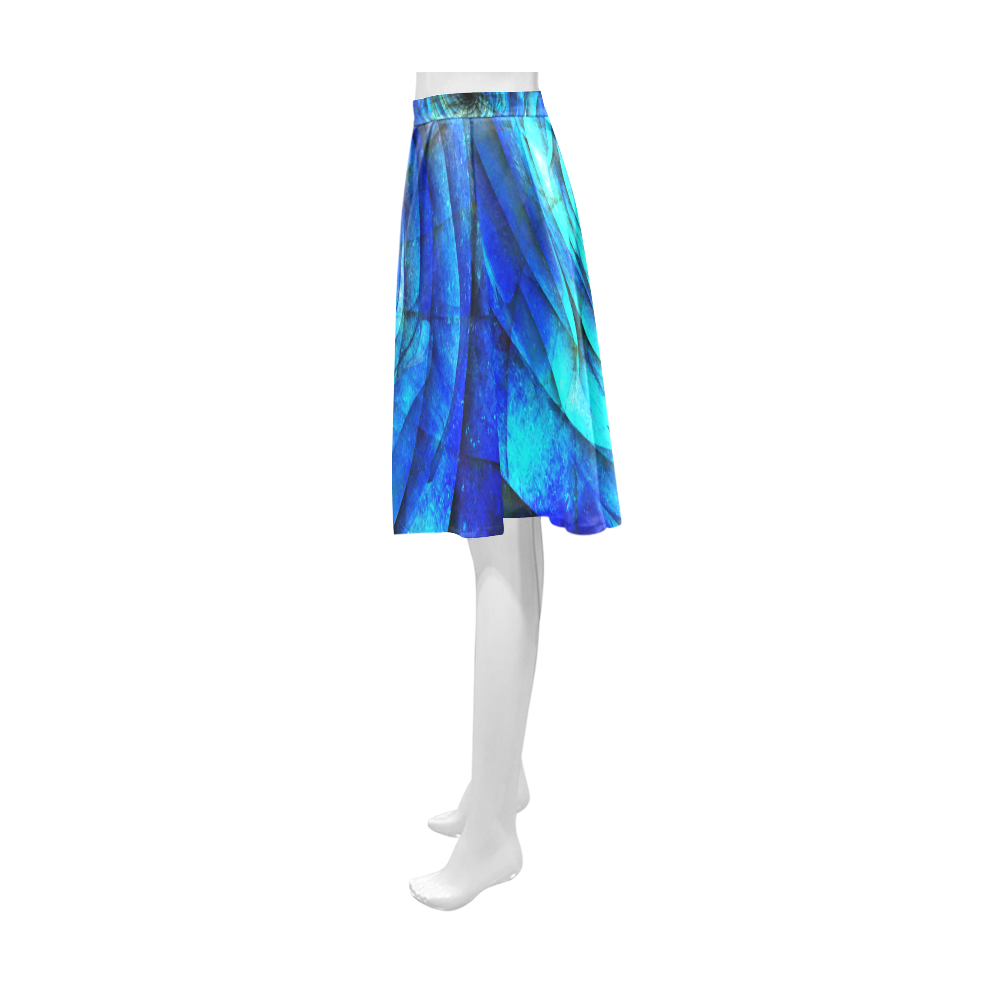 Galaxy Wormhole Spiral 3D - Jera Nour Athena Women's Short Skirt (Model D15)
