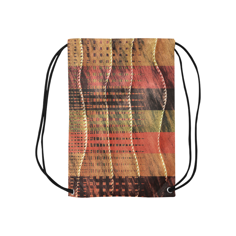 Batik Maharani #6 Vertical - Jera Nour Small Drawstring Bag Model 1604 (Twin Sides) 11"(W) * 17.7"(H)