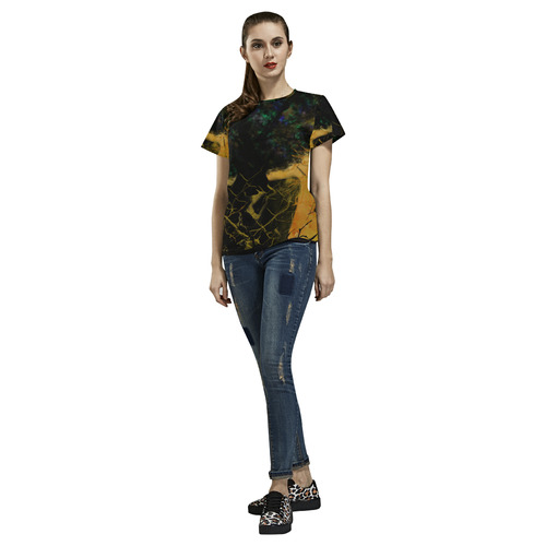 kinsikori art All Over Print by Debra Brewer All Over Print T-Shirt for Women (USA Size) (Model T40)