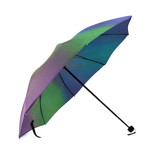 Peacock abstract 1 Umbrella Foldable Umbrella (Model U01)