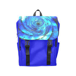 Galaxy Wormhole Spiral 3D - Jera Nour Casual Shoulders Backpack (Model 1623)