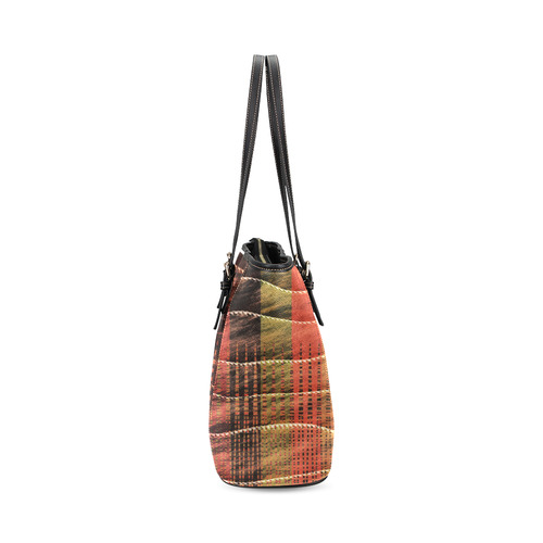 Batik Maharani #6 - Jera Nour Leather Tote Bag/Small (Model 1640)