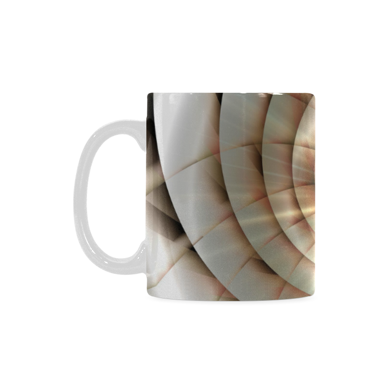 Spiral Eye 3D - Jera Nour White Mug(11OZ)