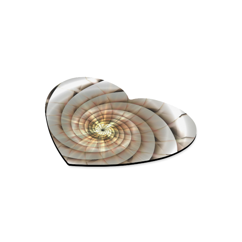 Spiral Eye 3D - Jera Nour Heart-shaped Mousepad