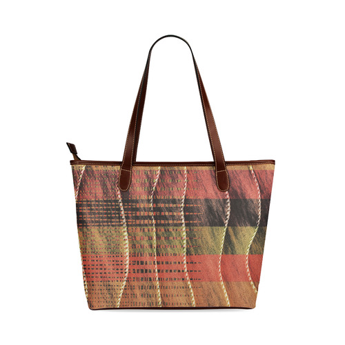 Batik Maharani #6 Vertical - Jera Nour Shoulder Tote Bag (Model 1646)