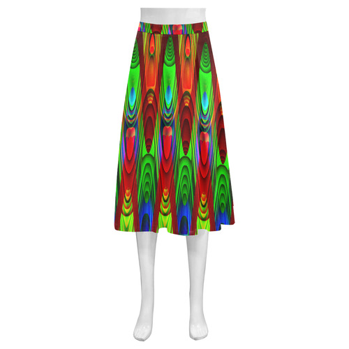 2D Wave #1B - Jera Nour Mnemosyne Women's Crepe Skirt (Model D16)
