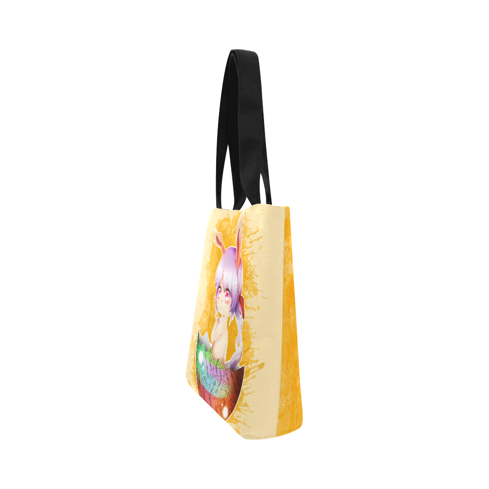 Easter Bunny Girl Canvas Tote Bag (Model 1657)