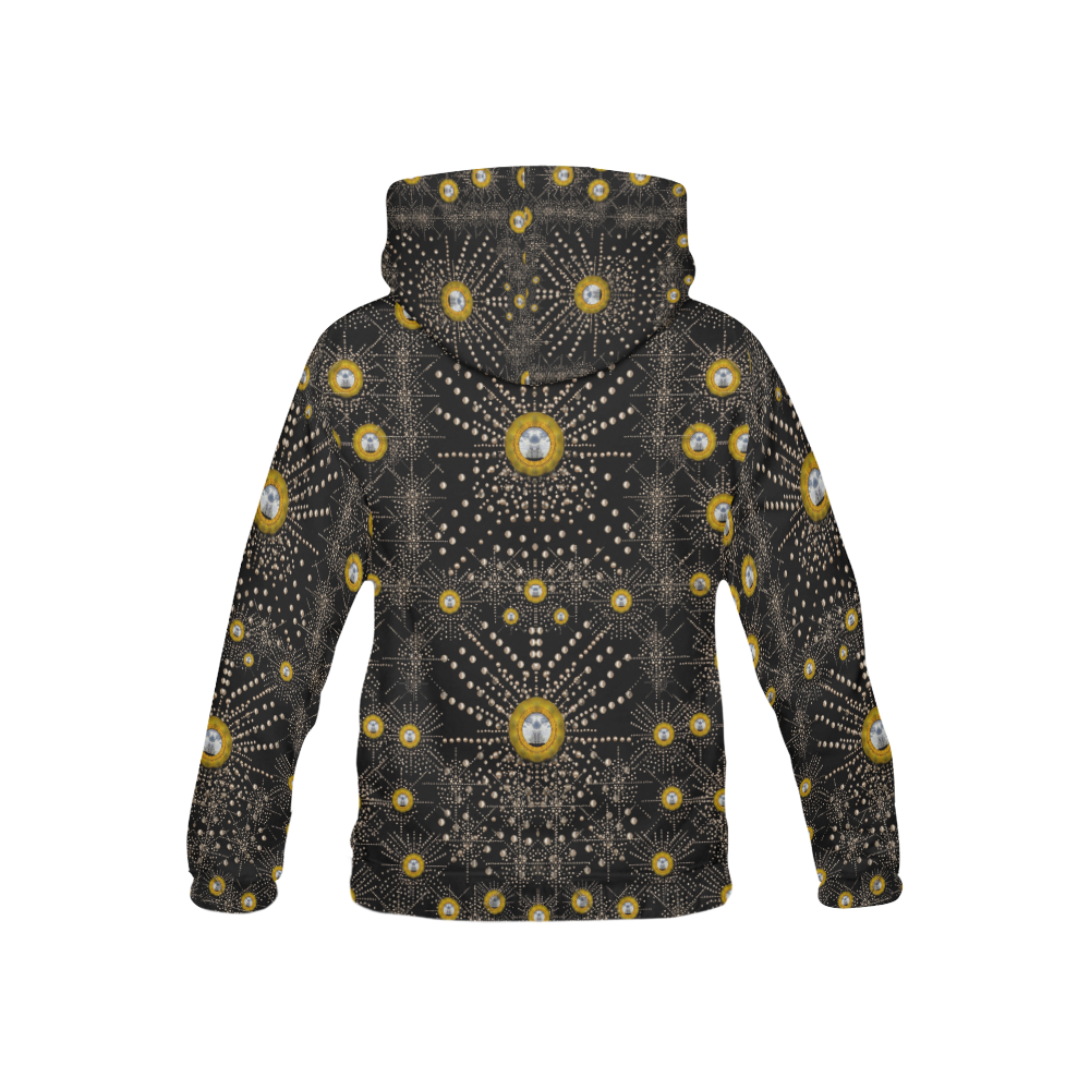 Lace of pearls in the earth galaxy All Over Print Hoodie for Kid (USA Size) (Model H13)